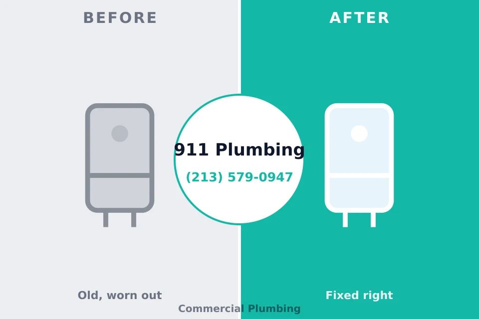 Before and after: plumbing repair Inwood, WV